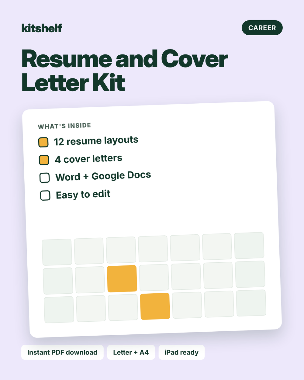 Resume and Cover Letter Kit