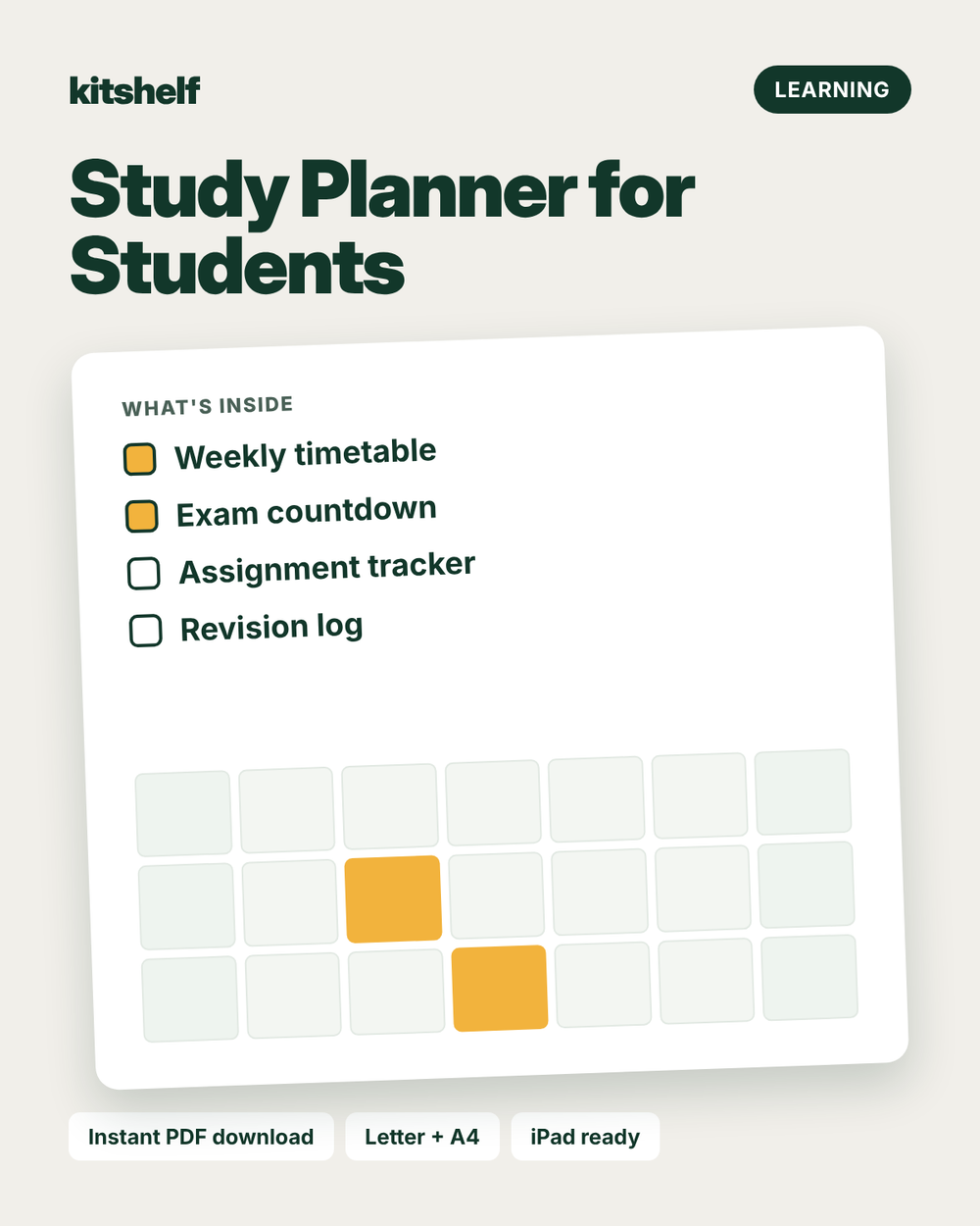 Study Planner for Students