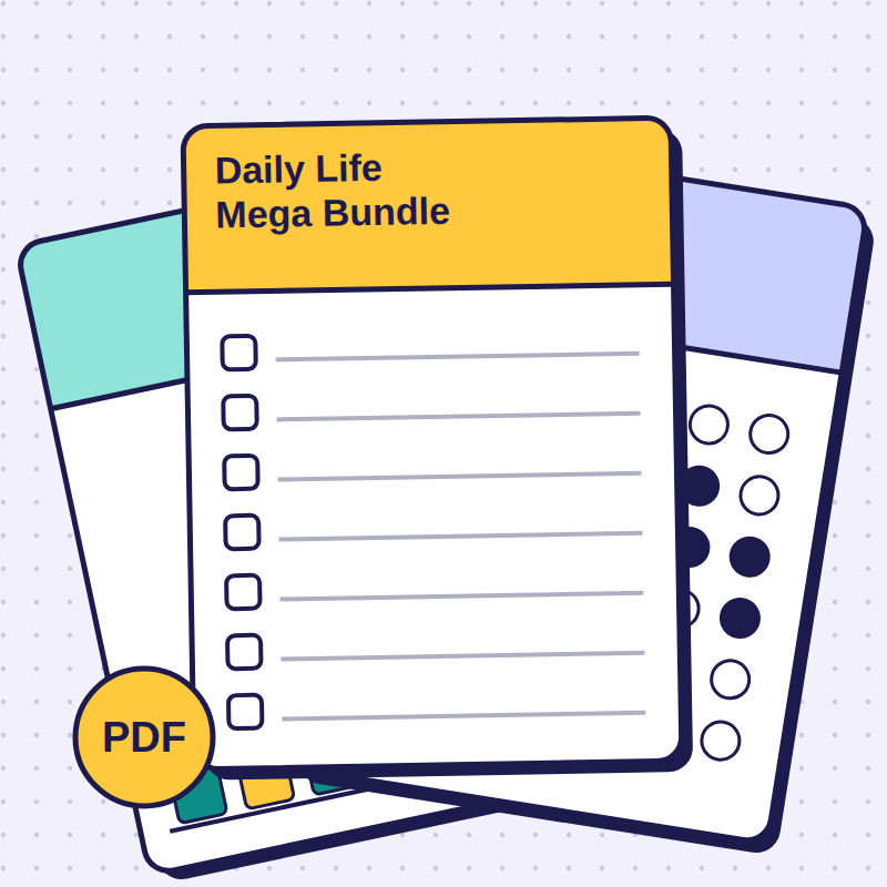 Daily Life Mega Bundle printable PDF