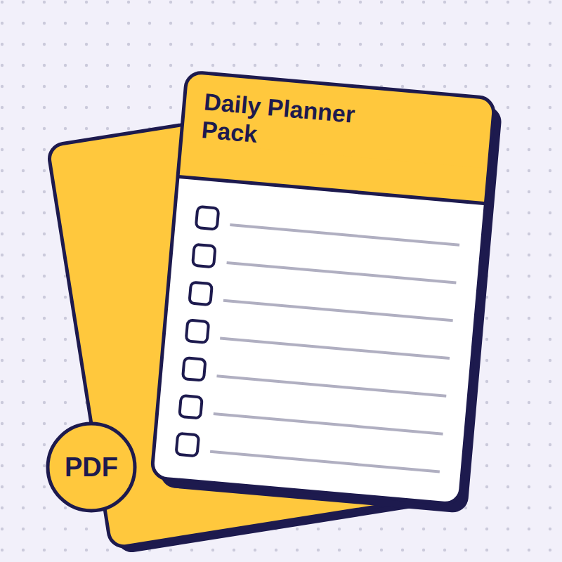 Daily Planner Pack printable PDF