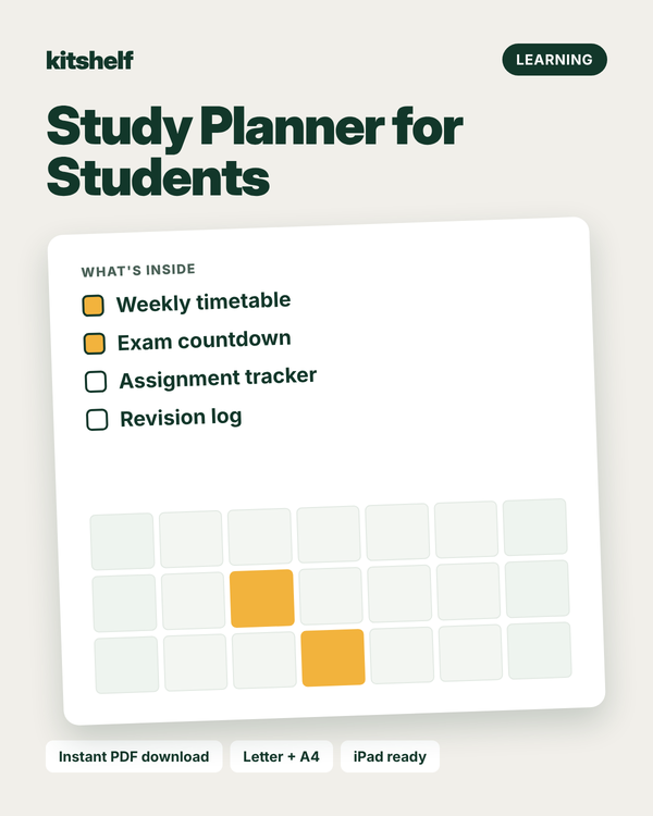 Study Planner for Students