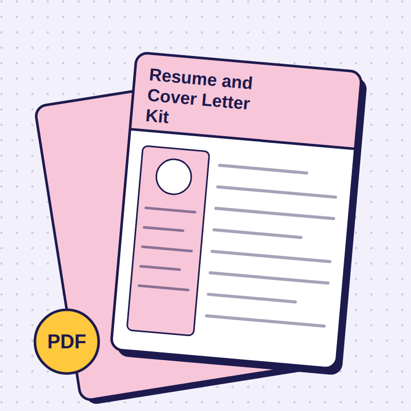Resume and Cover Letter Kit printable PDF